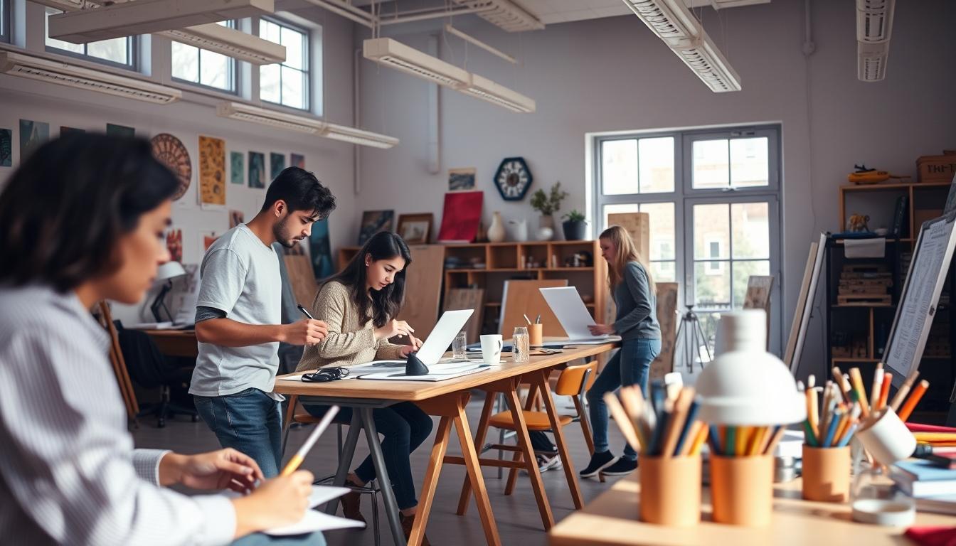 University campus and academic environment in New York